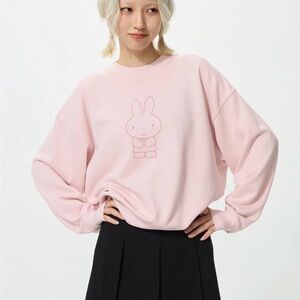Cute Miffy Pink Sweatshirt sz XL
